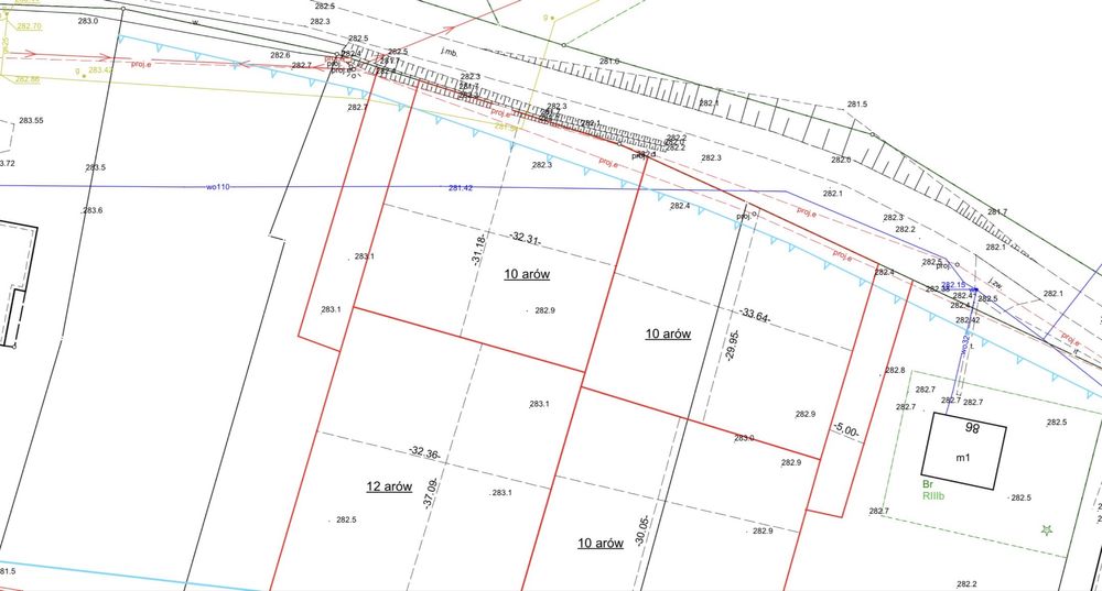 Działka budowlana 10 ar 12 ar TŁUCZAŃ