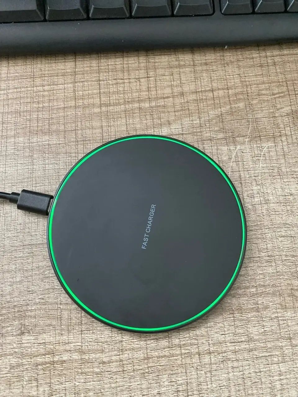 Бездротовий зарядний пристрій 30W для Iphone та Android Type-C (Black)