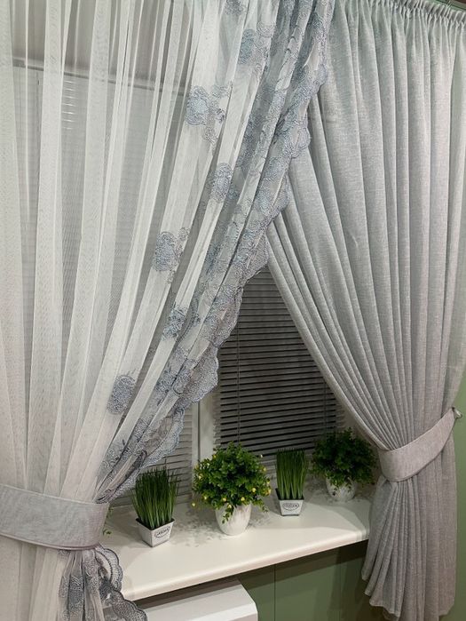 Комплект тюлі на кухню чи в кімнату
