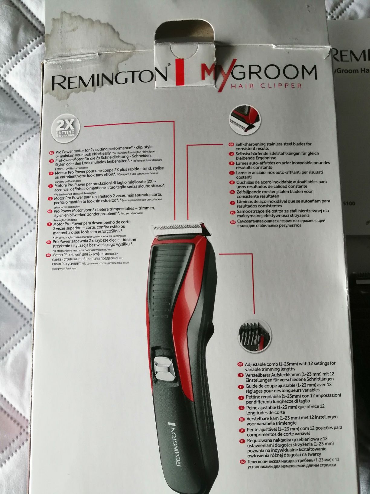 Maszynka do włosów Firmy Remington Mygroom Hair Clipper w dobrym stani