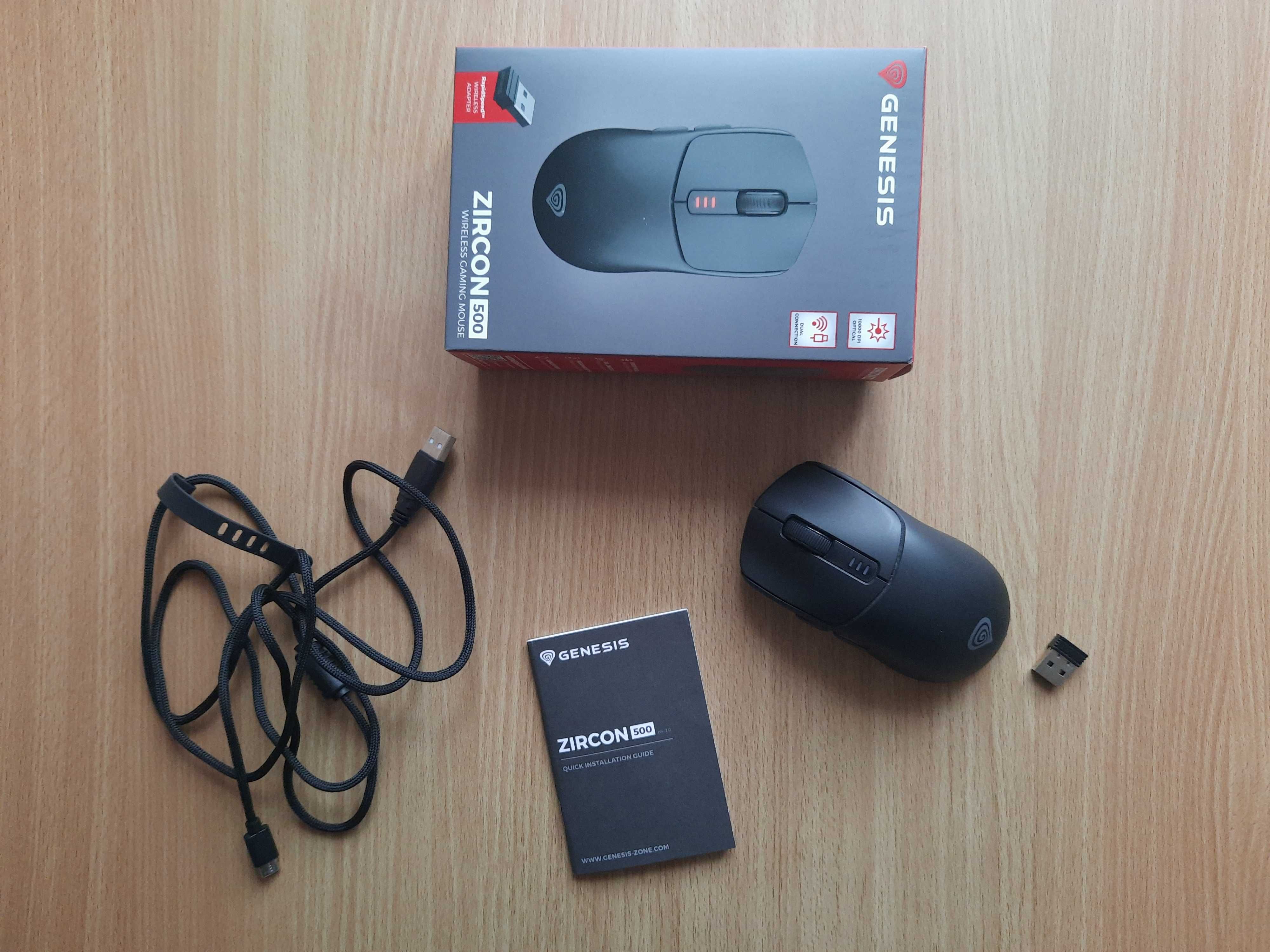 Mysz bezprzewodowa Genesis Zircon 500 stan idealny, jak nowa