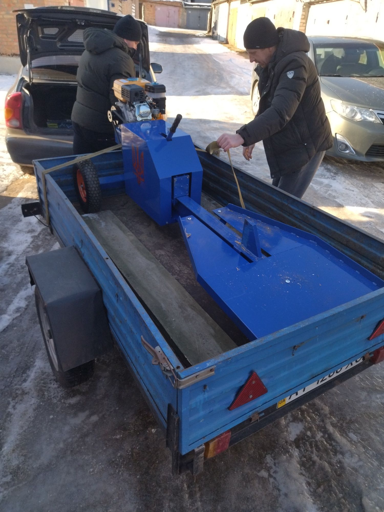 Дровокол рейковий