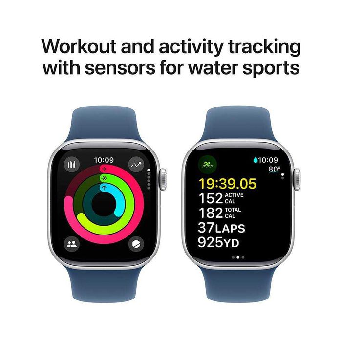 Apple Watch Series 10 GPS 42mm Alumínio Prateado