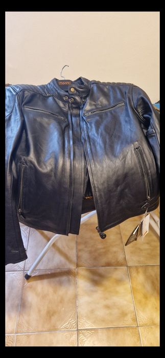 Casaco preto para moto