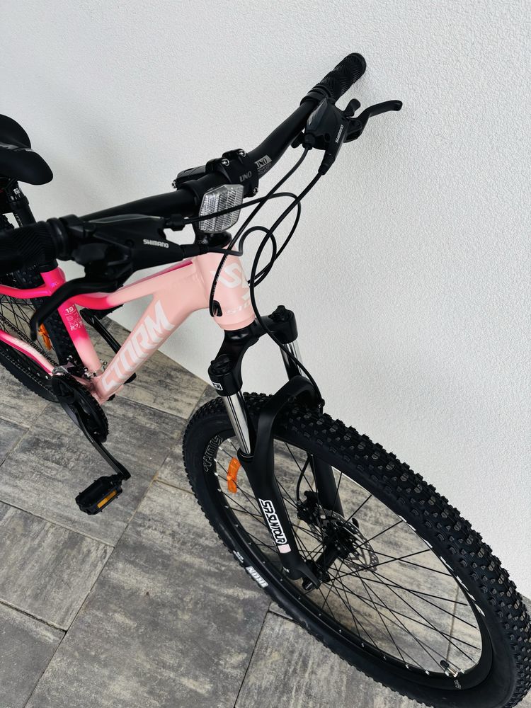 Damski Storm Shark 3.0 Lady 27.5, róż, mała rama, Altus, hydraulika