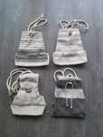 Mochilas em croché