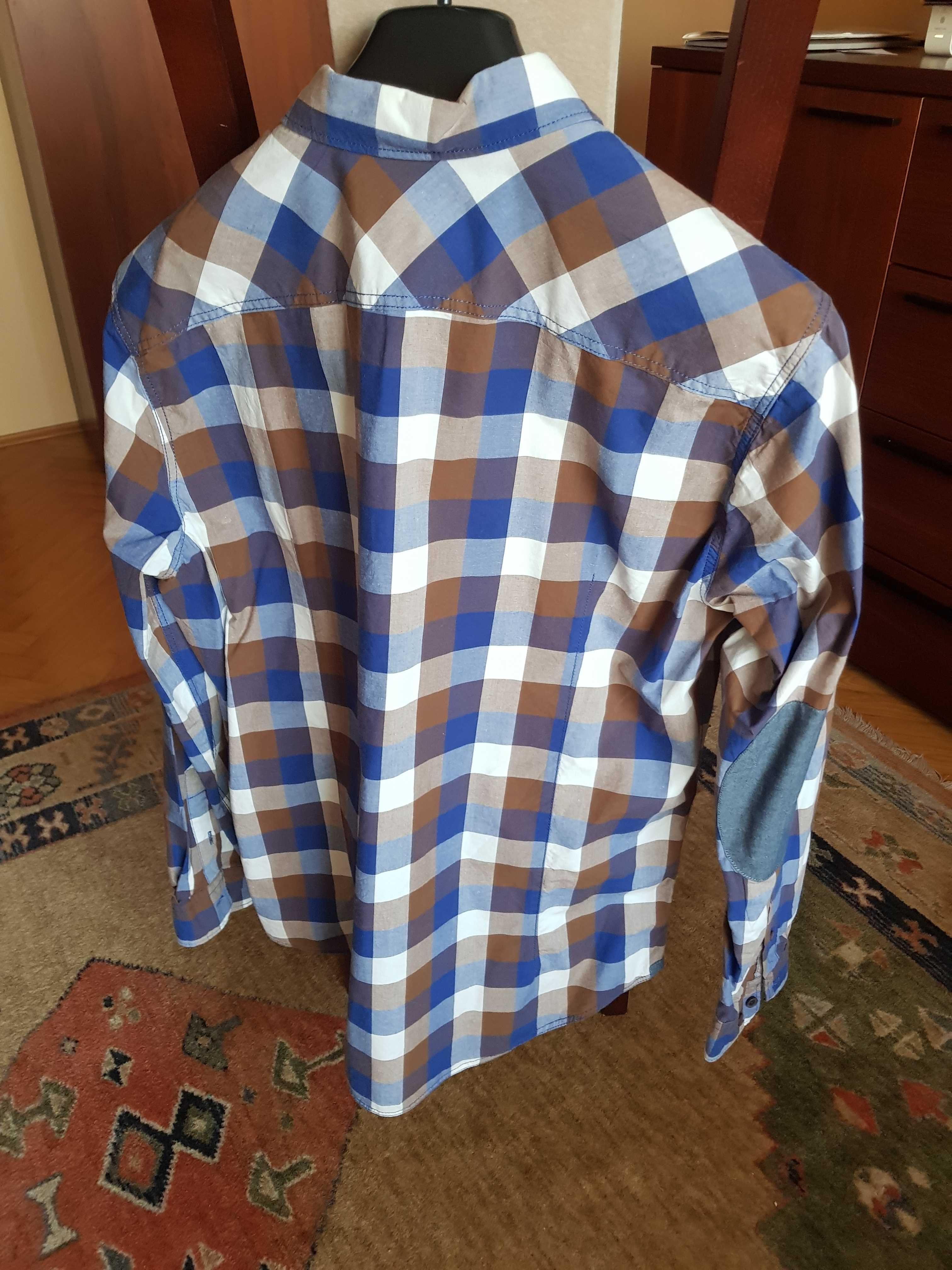Koszula casualowa w kratę Reserved męska rozmiar M