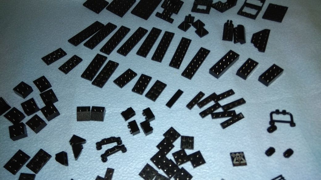 Klocki Lego czarne, ponad 100szt