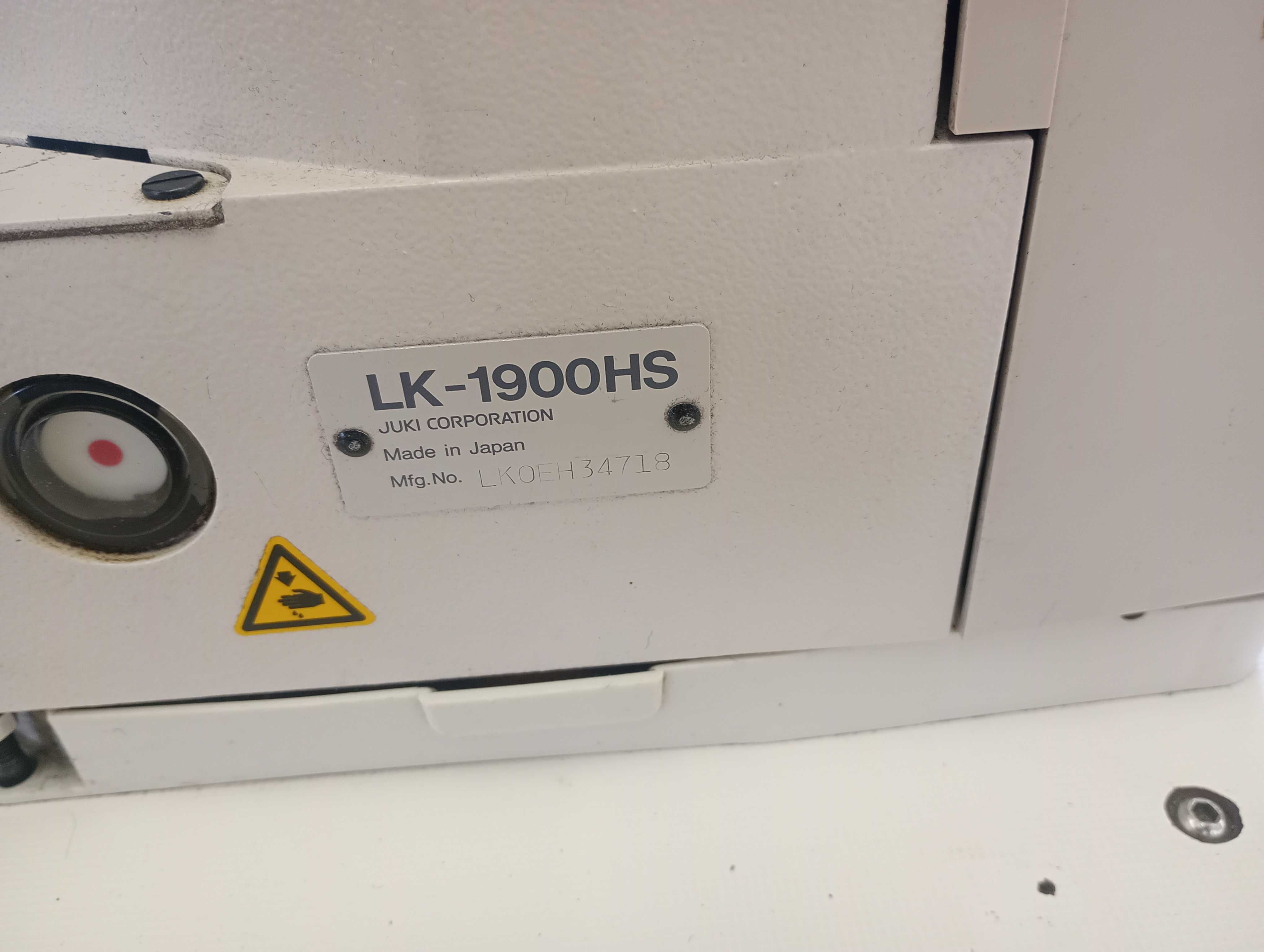 Sprzedam ryglówkę Juki LK 1900 HS