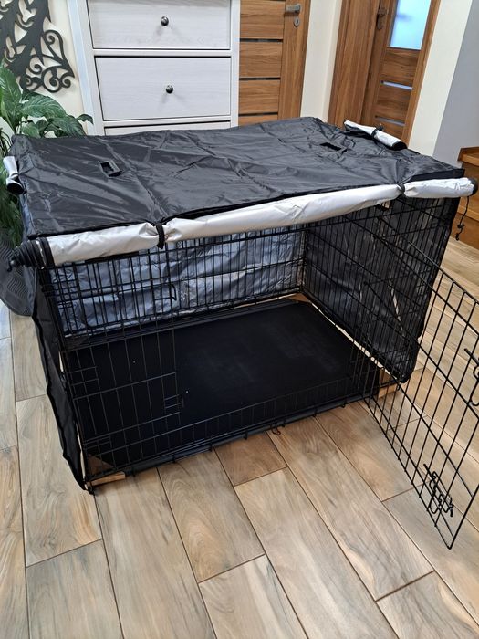 Przenośna składana klatka XL z Pokrowcem