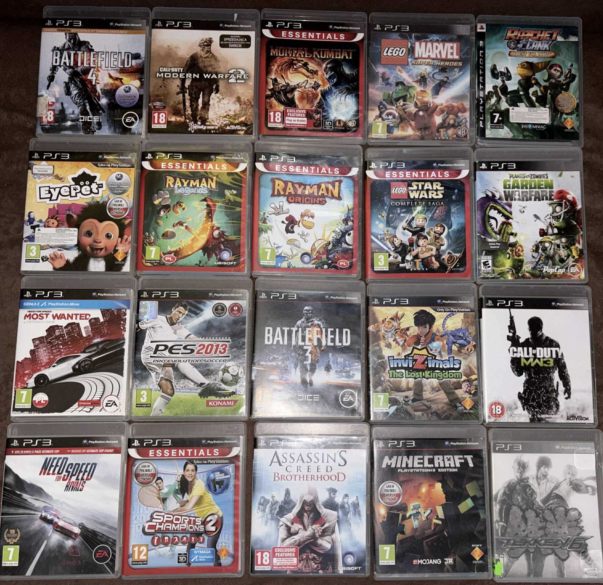 20 gier na PlayStation 3 PS3