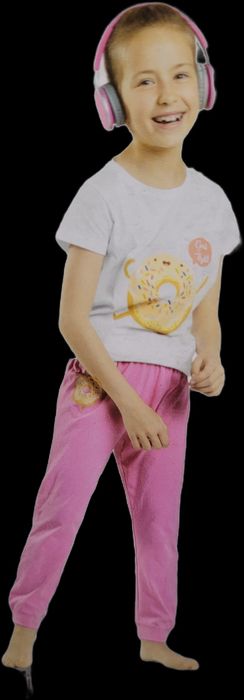 Bawełniana piżama dziewczęca 134/140