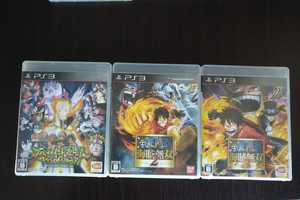 Naruto Revolution, One Piece Pirate Warriors 2 e 3 PS3 - versao JP