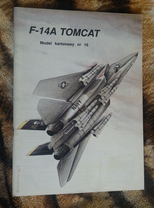 F-14 TOMCAT wydawnictwo Modelcard