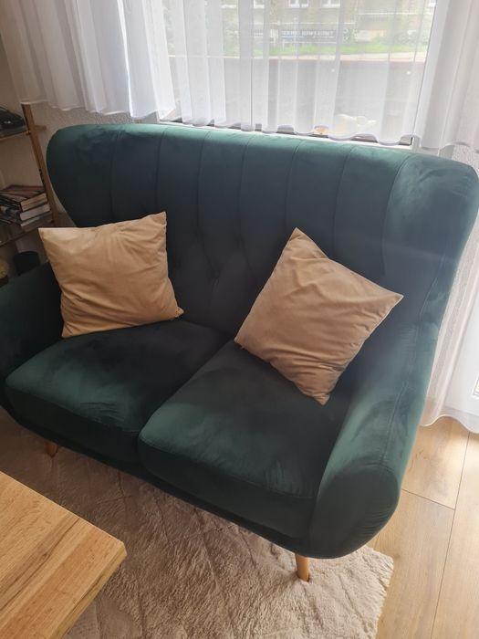 Sofa kelso butelkowa zieleń 2os
