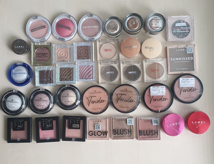 Палетка Maybelline / Wibo хайлайтер/Loreal/ Lovely