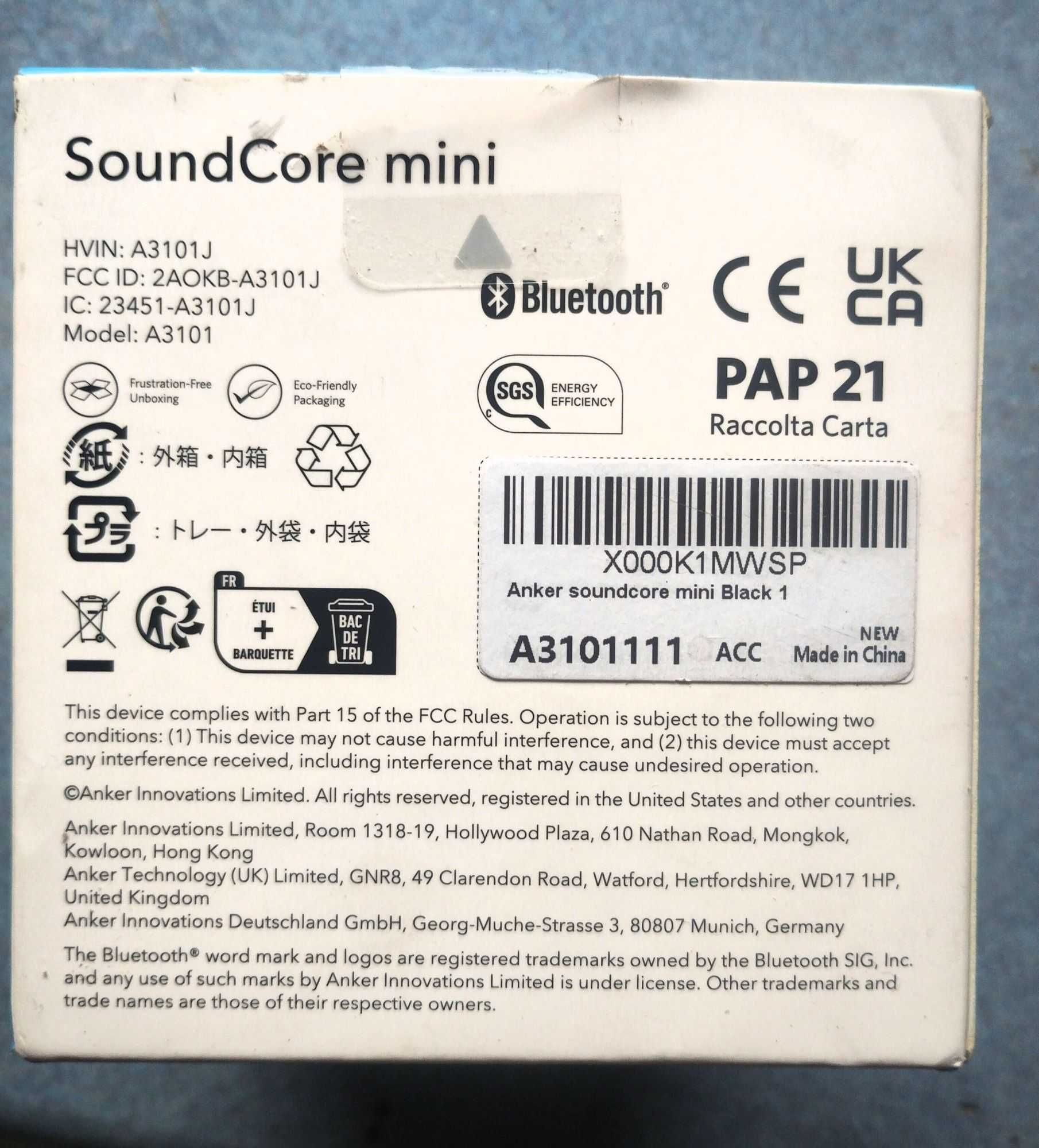 Anker Soundcore mini, głośnik Bluetooth