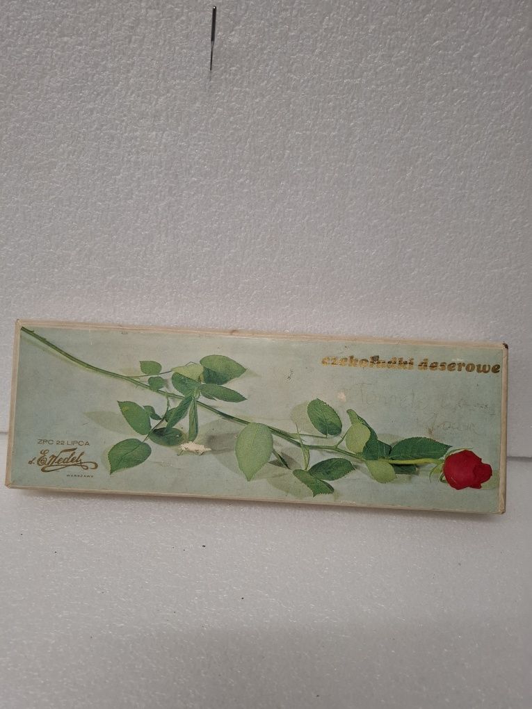 E.Wedel opakowanie po słodyczach 1972r