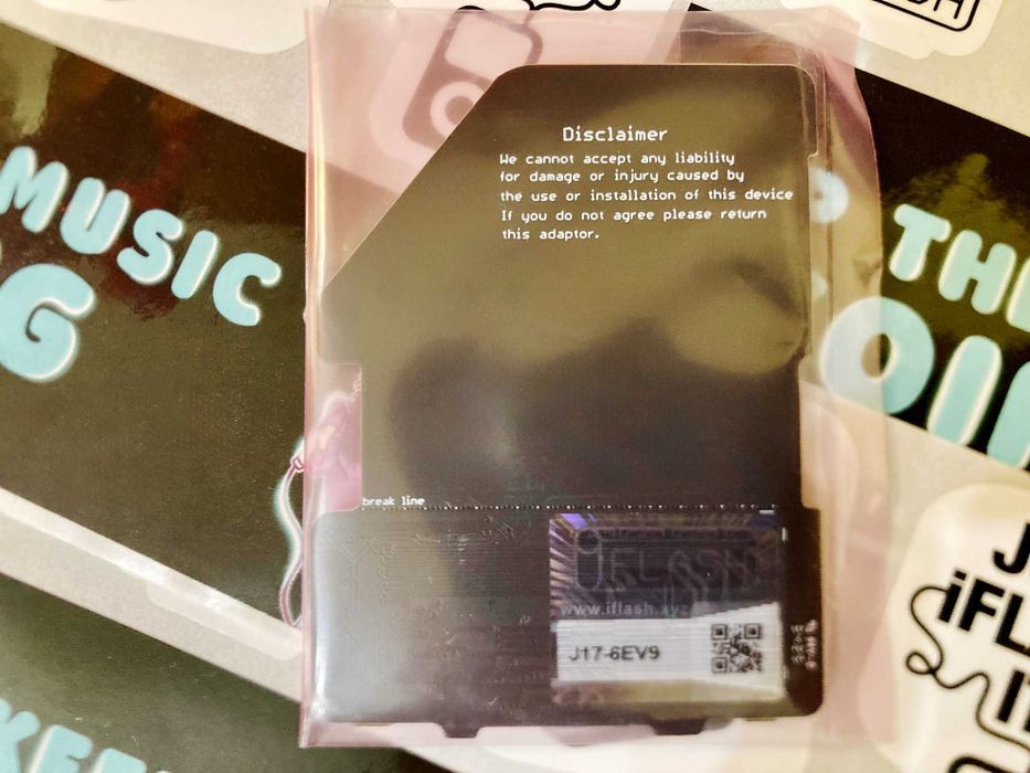 Адаптер MicroSD iFlash uDUAL 2025 для iPod Classic 3/4/5/5.5/6/7/7.5