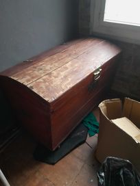 kufer drewniany dąb