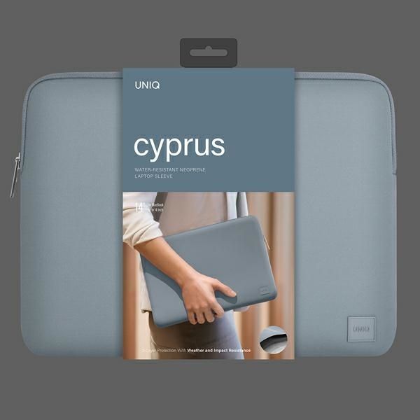 Torba na Laptopa 14" UNIQ CYPRUS - Niebieski Neopren