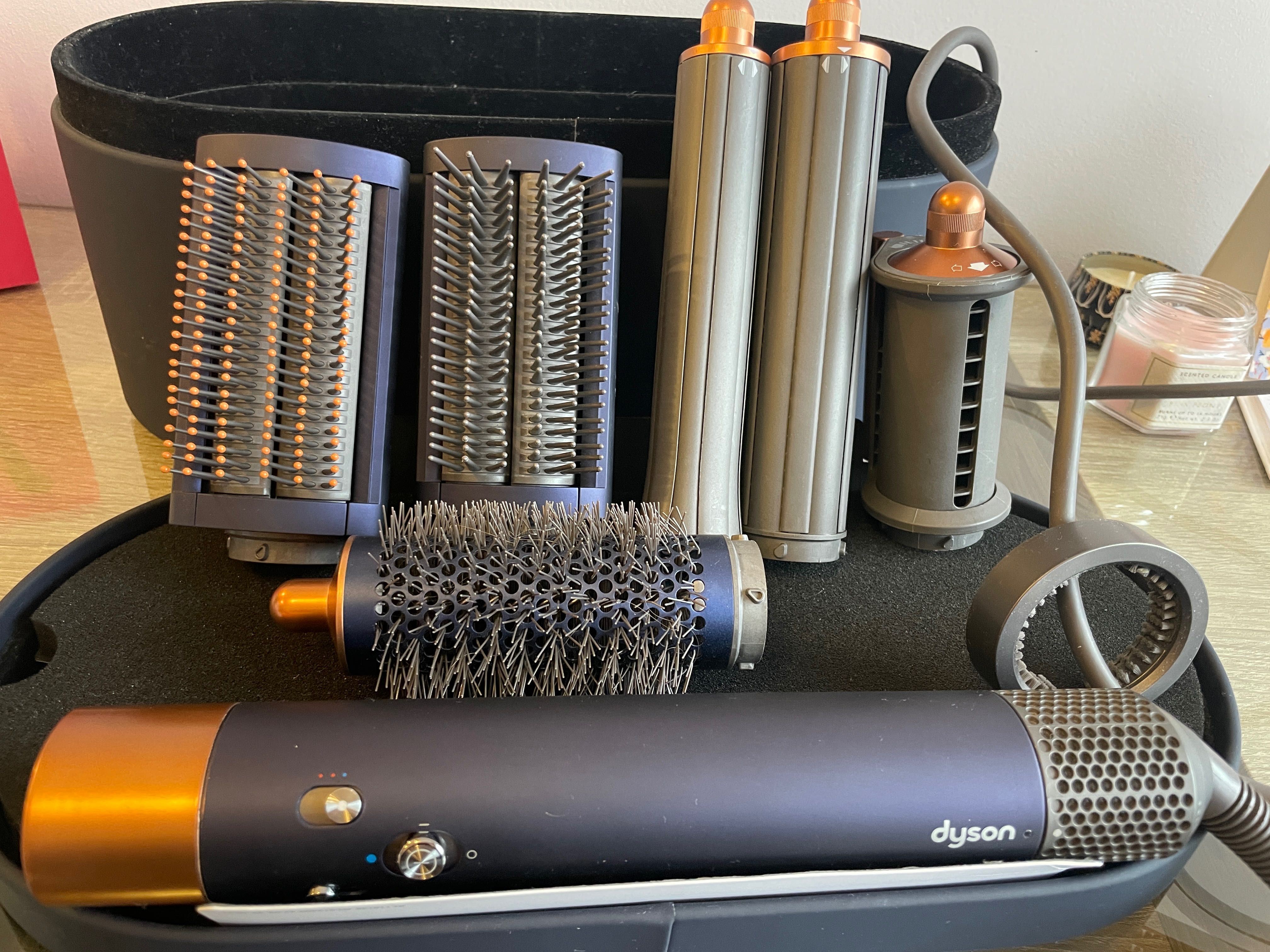 Błękit pruski/Miedź Multistyler dyson airwrap complete long