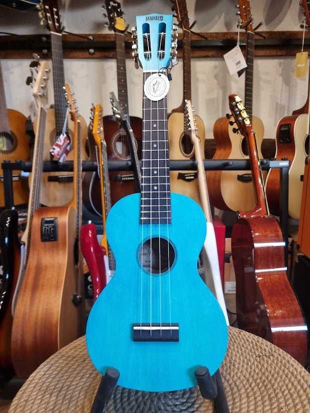 Mahalo ML2AB ukulele koncertowe z pokrowcem ML-2 AB aqua blue