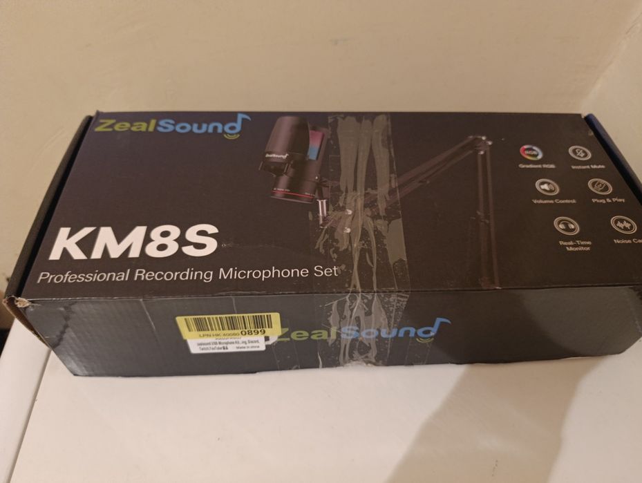 Zestaw Mikrofonu Studyjnego USB C ZealSound KM8S - Idealny do Streamin