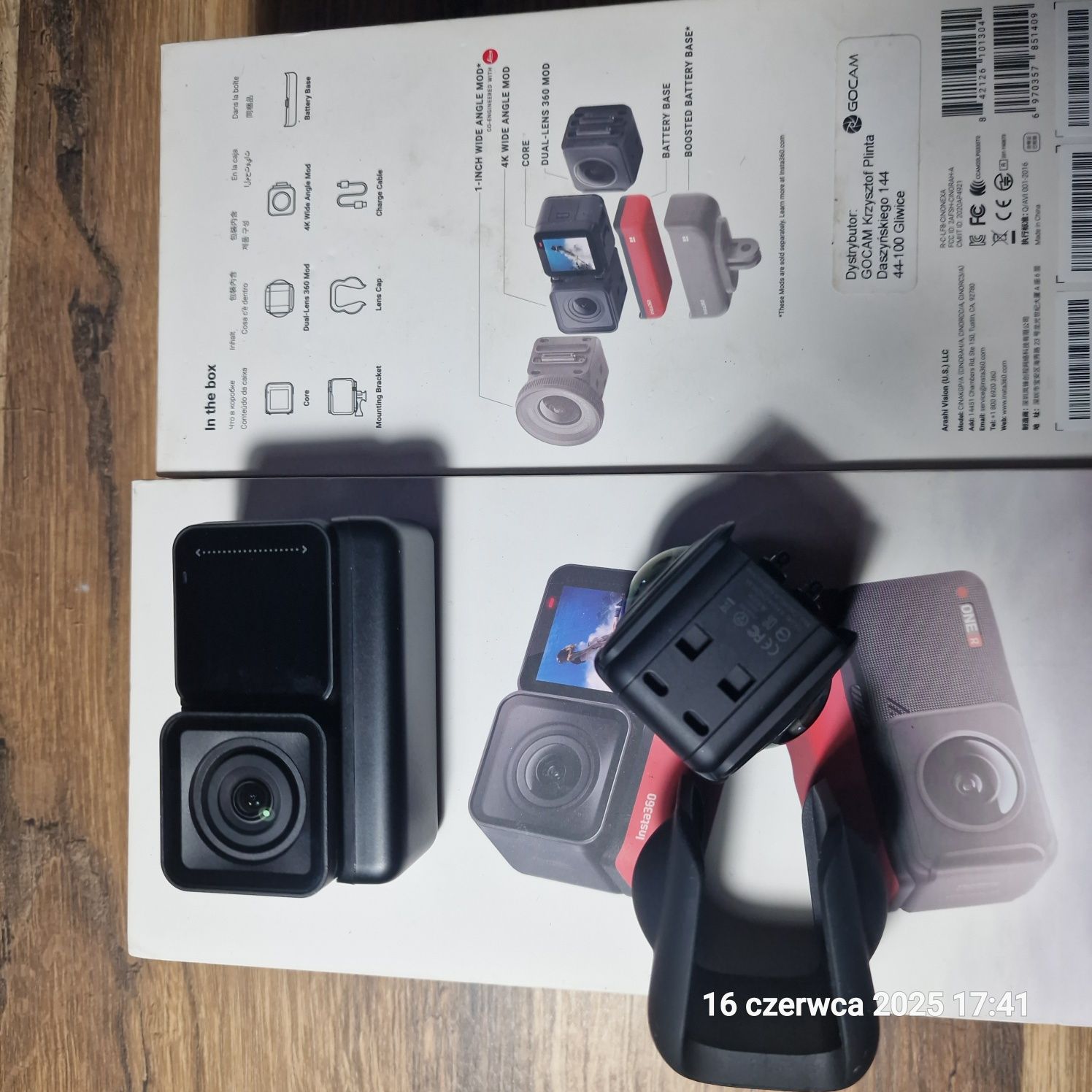 Kamerka Insta360 one r Twin edition uszkodzona