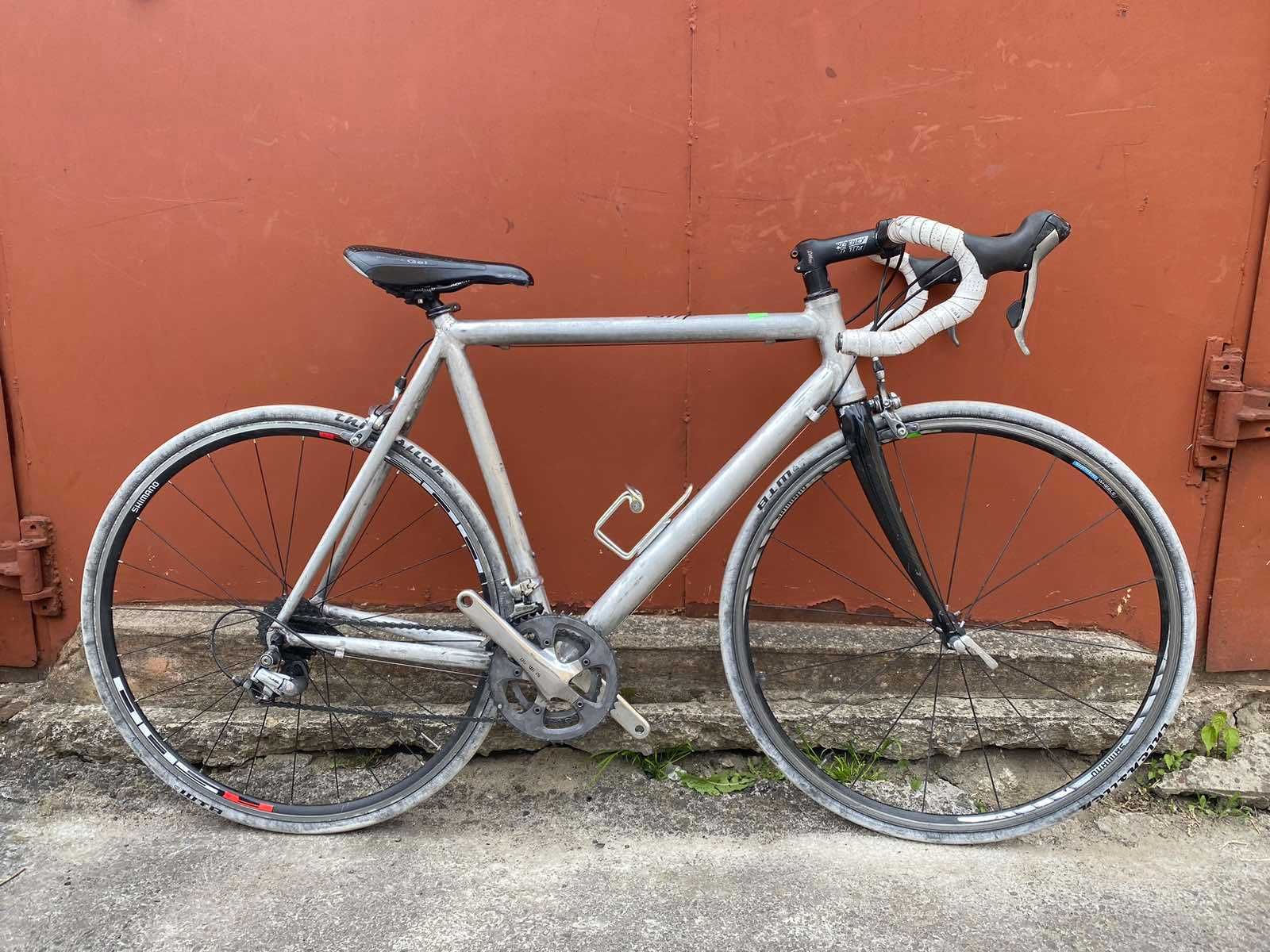 Шосейний велосипед під покраску ситема Shimano 105 2*10 вилка карбон