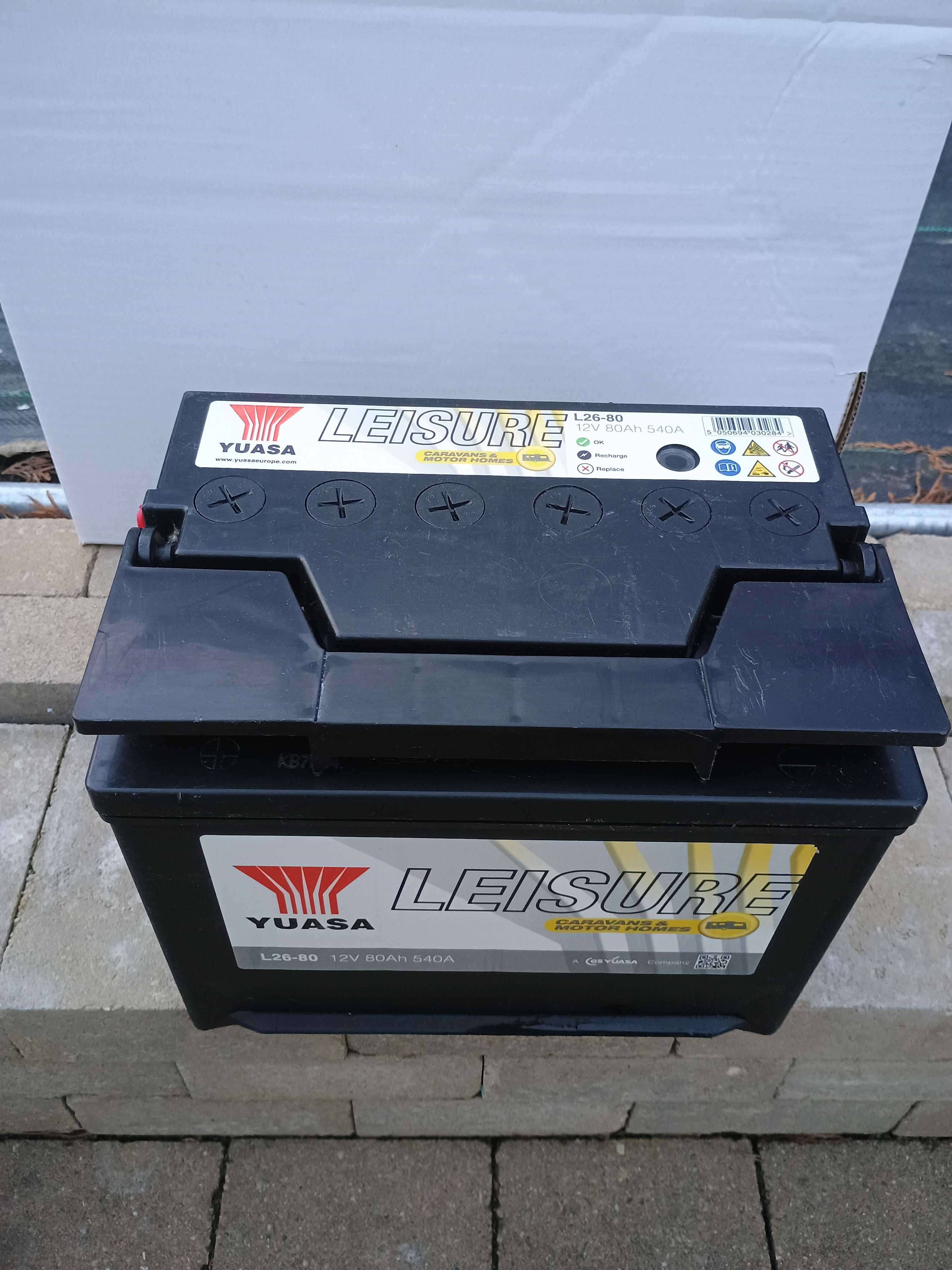 Akumulator YUASA 80Ah 540A (EN) - 12V  L+