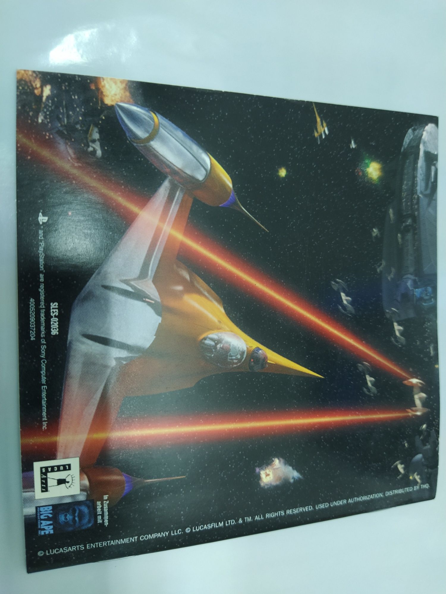 Ps1 psx one PlayStation INSTRUKCJA Star Wars Episode 1 niemiecka