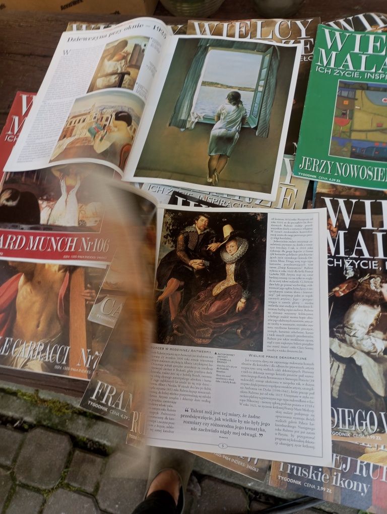 Gazeta Wielcy malarze zestaw 21 numerów kolekcje unikat oryginał