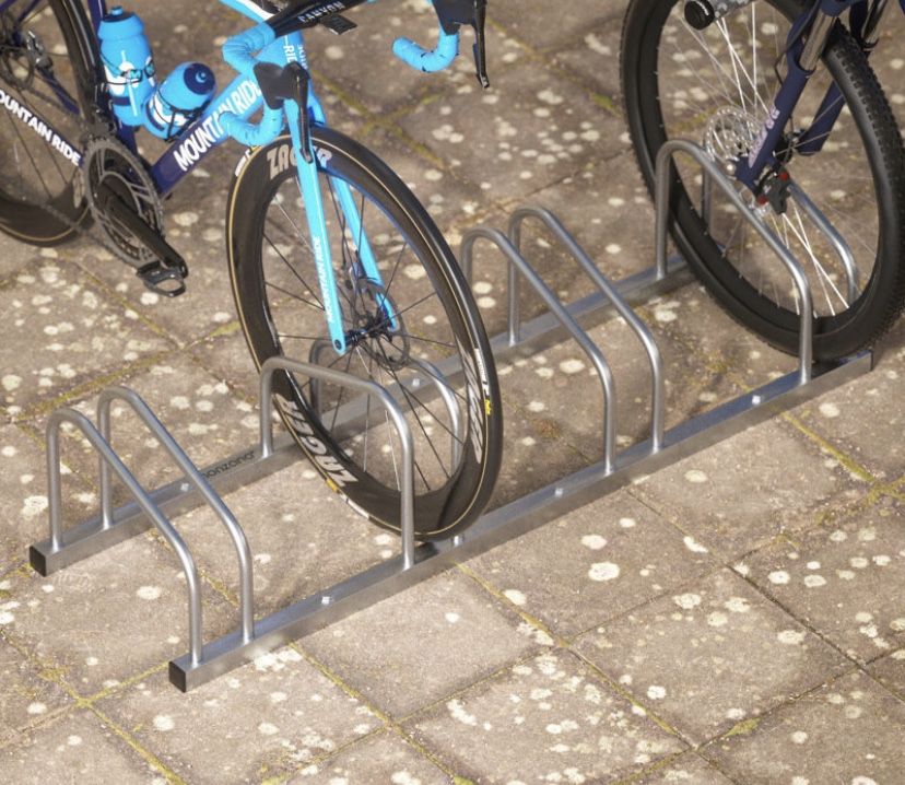 Stojak Uchwyt Parking Rowerowy na 4 Rowery Rower ŁATWY MONTAŻ Mocny
