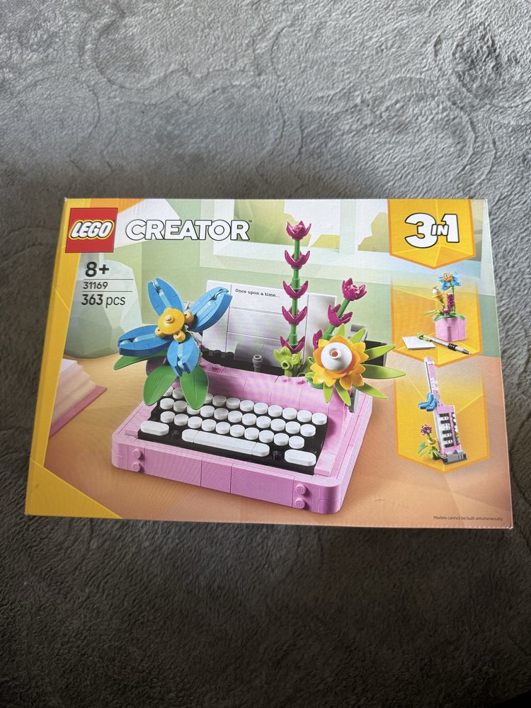 LEGO Creator 3w1 Maszyna do pisania z kwiatami