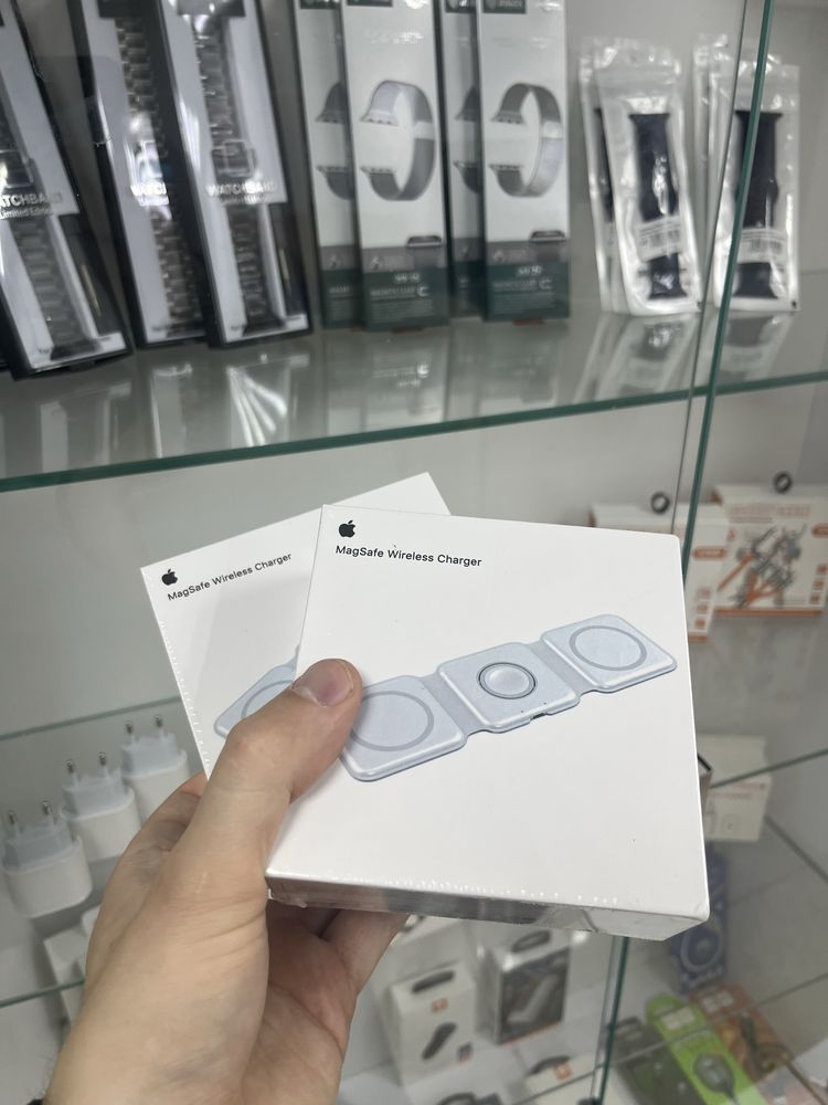 БЗУ Magsafe 3в1 станція зарядна Transformer iPhone Watch Airpods
