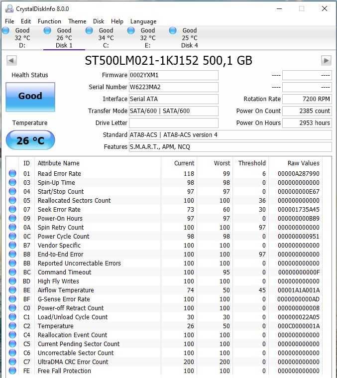 Как новый 2.5 500GB жесткий диск Seagate для ПК ноутбука SATA 3