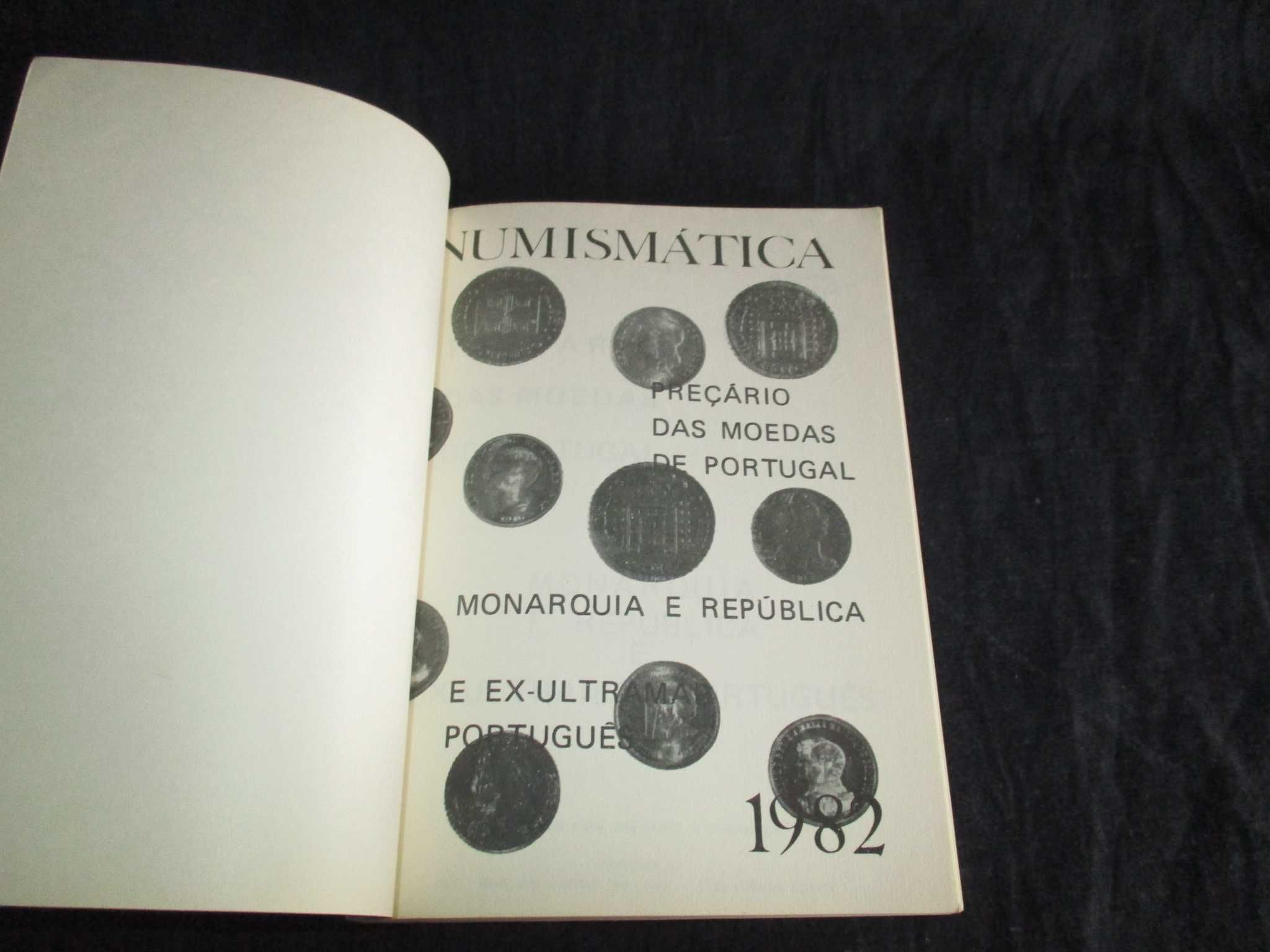 Livro Numismática Preçário das Moedas 1982