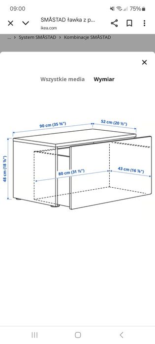 Skrzynia Ikea 90/48