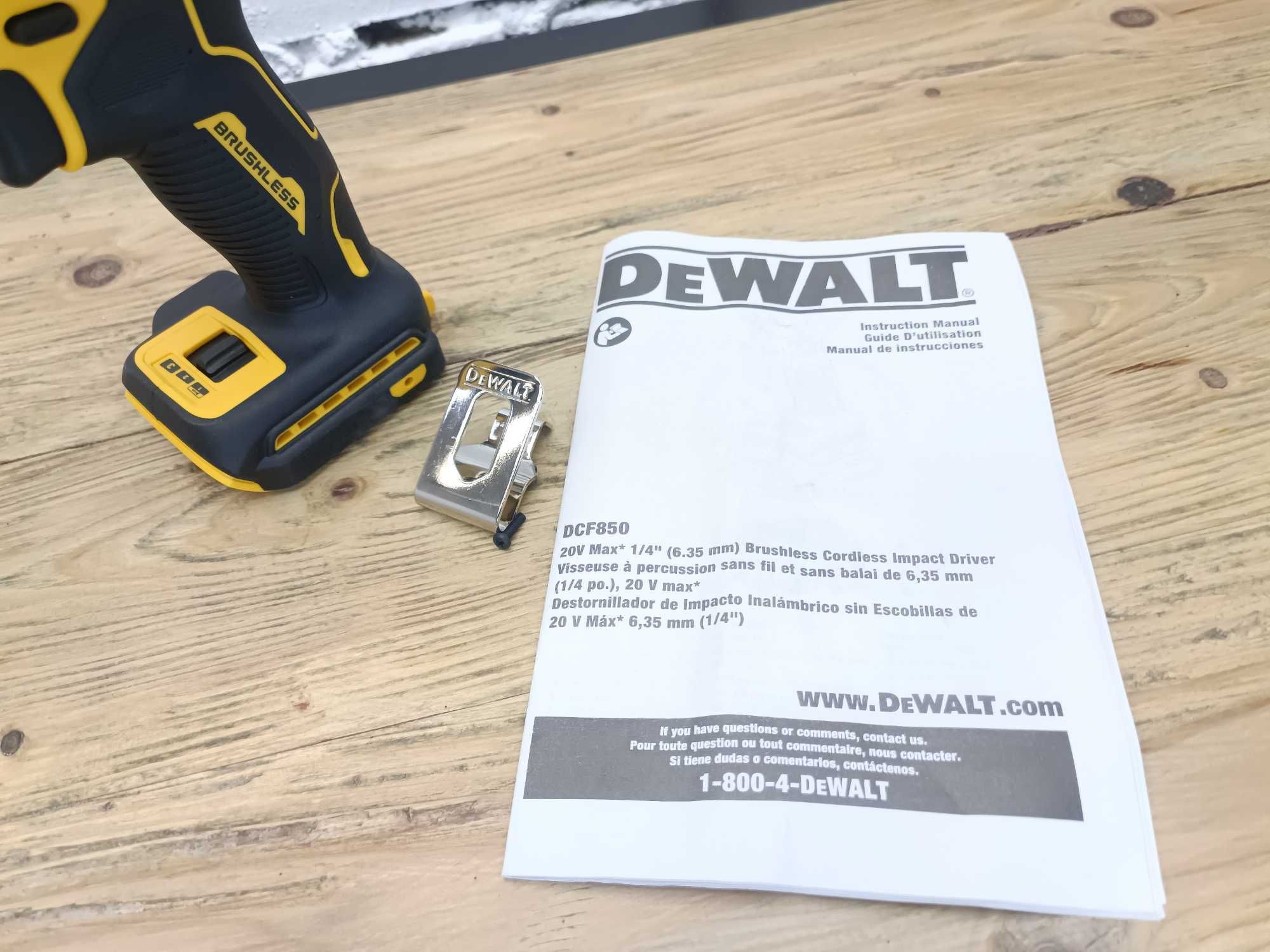 DeWalt 20v DCF850 Імпакт (безщіточний)  з США Оригінал MADE IN MEXICO
