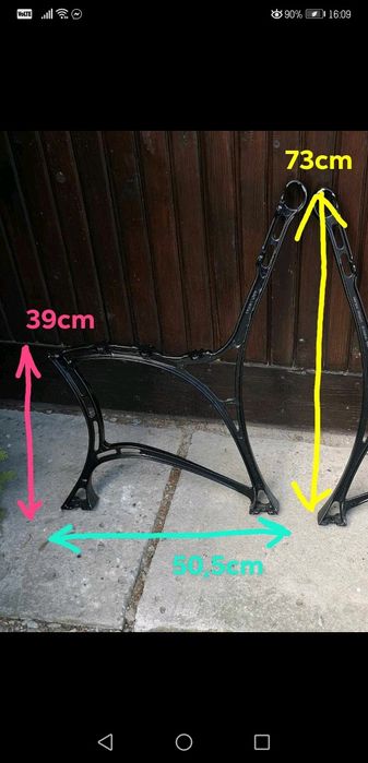 Stelaż nogi szkielet do ławki ławeczki ogrodowej na podwórko stan bdb