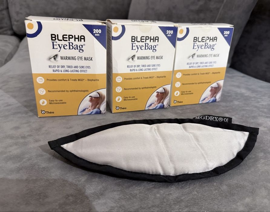 2 SZTUKI *BlephaEyeBag skuteczne kompresy* na zmeczone i suche oczy
