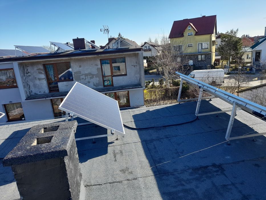 Instalacja fotowoltaiczna Grunt  10kwp\10 kwh GoodWe 10kW, Asymetria