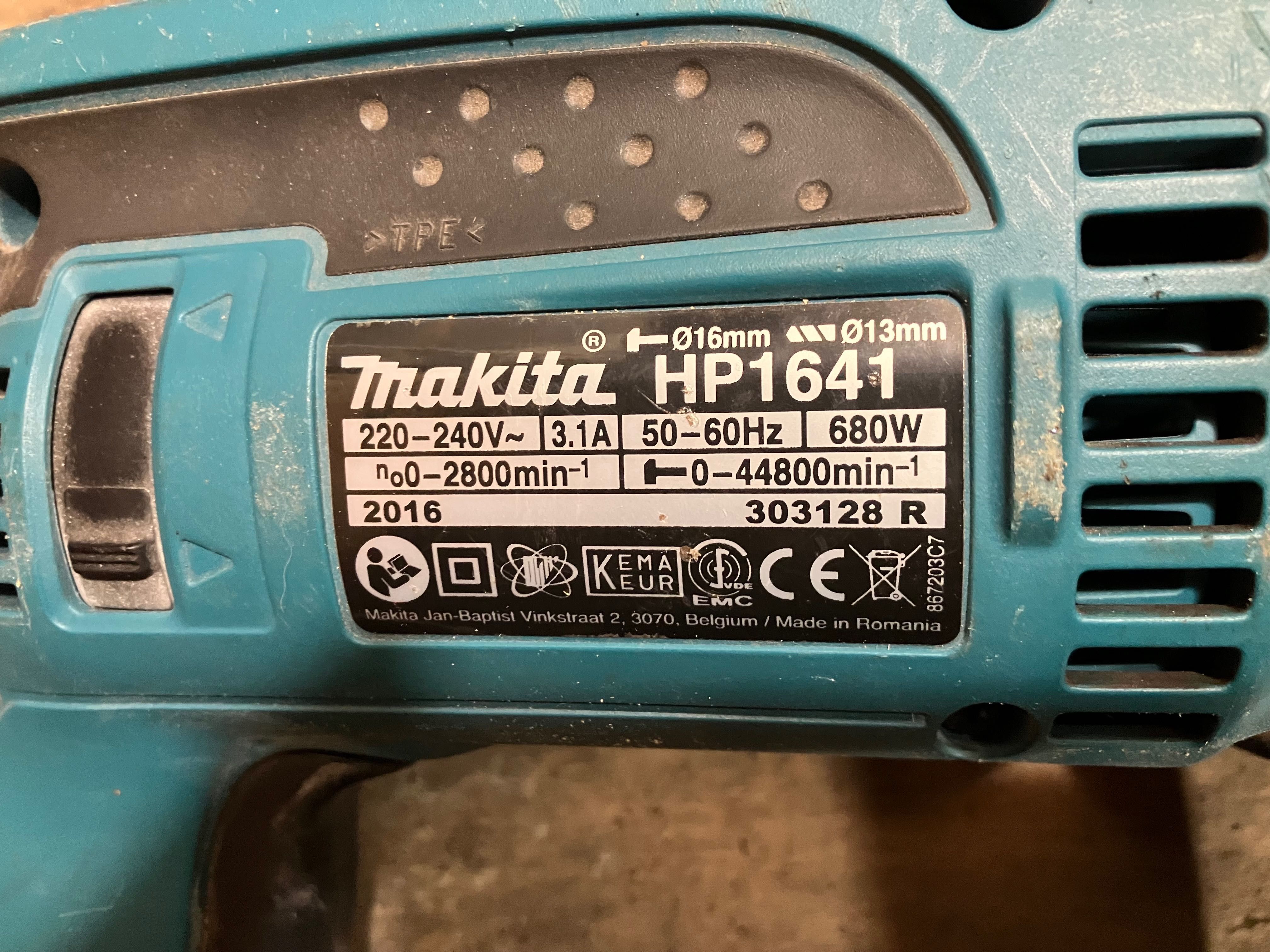 Wiertak udarowa MAKITA HP1641