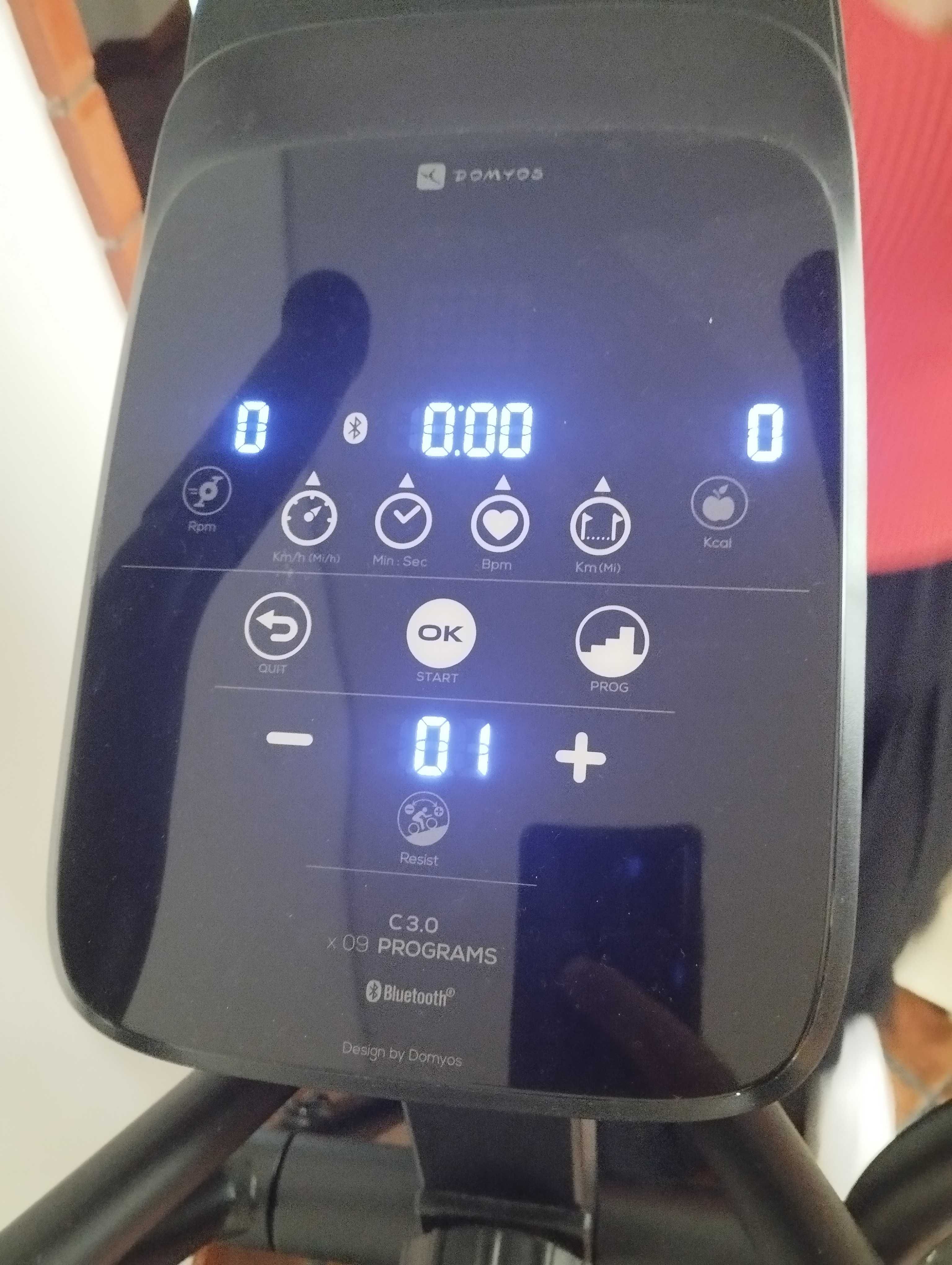 Vendo Bicicleta eliptica Domyos E- Connected, 9 Progam.