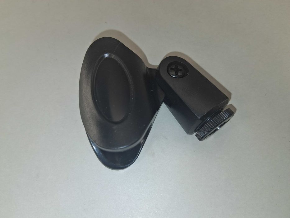 N113 Uchwyt Klips Mikrofonu Na Statyw Zacisk Czarny Uniwersalny