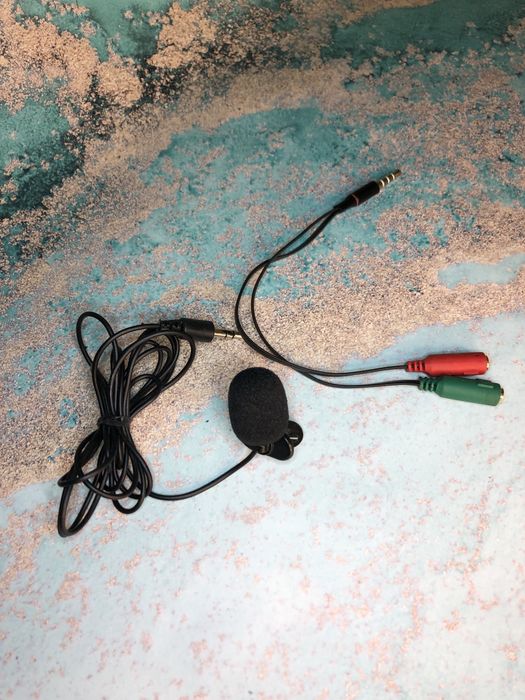 Микрофон для телефона, с креплением