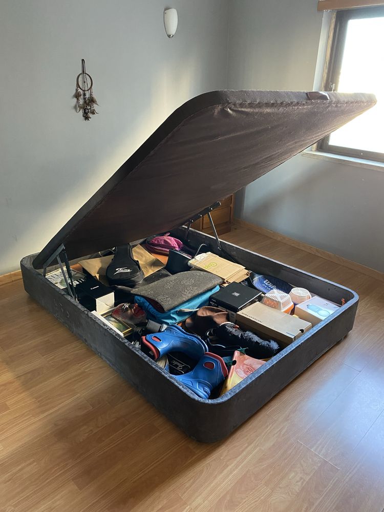 Cama sommier de casal