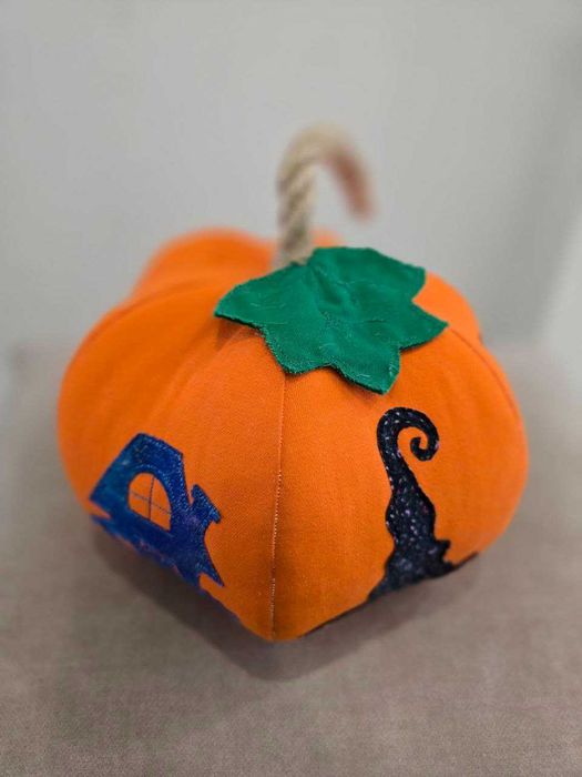 Хелловін декор. Інтер'єрна іграшка гарбуз “Джек” — ручна робота, осінн
