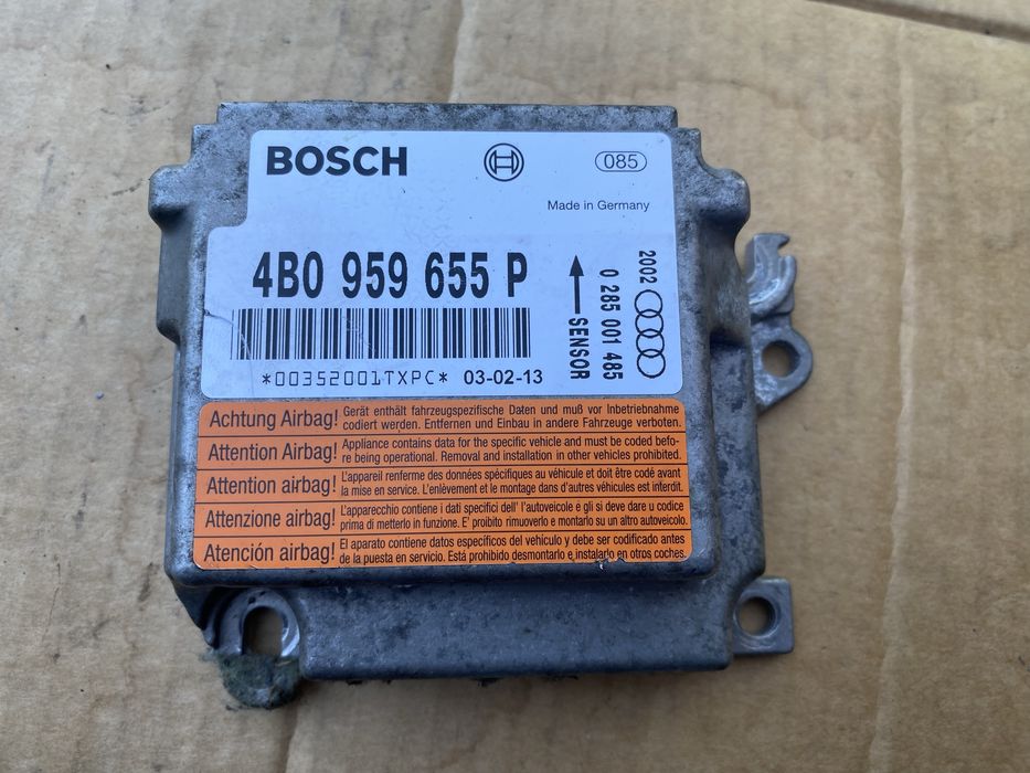 Audi a6c5 modul sensor poduszek airbag